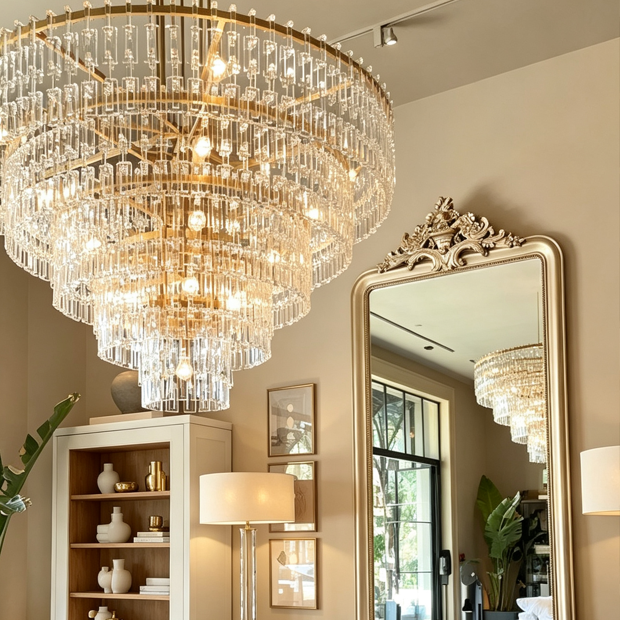 Marignan Tiered Round Chandelier 60"