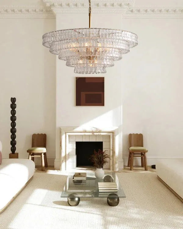 Ghiaccio Round Chandelier 24"36"48"60"