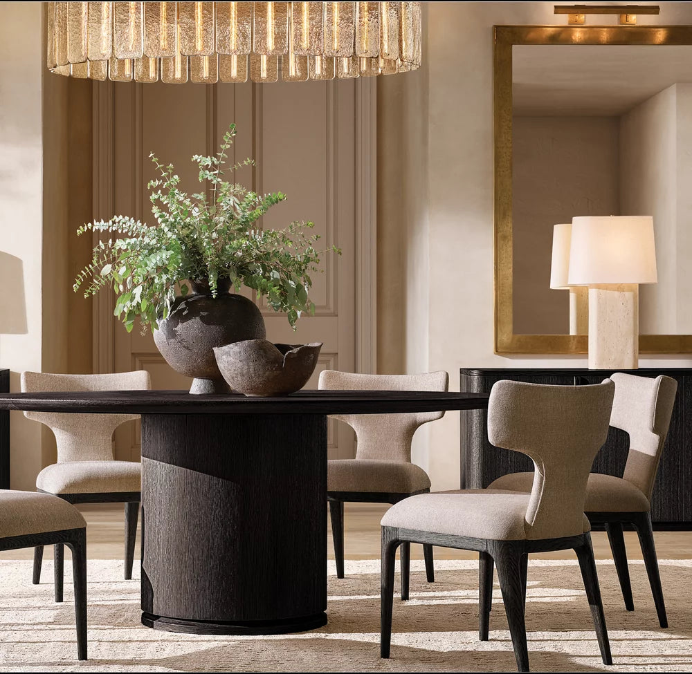 Clementine Glass Round Chandelier 60"