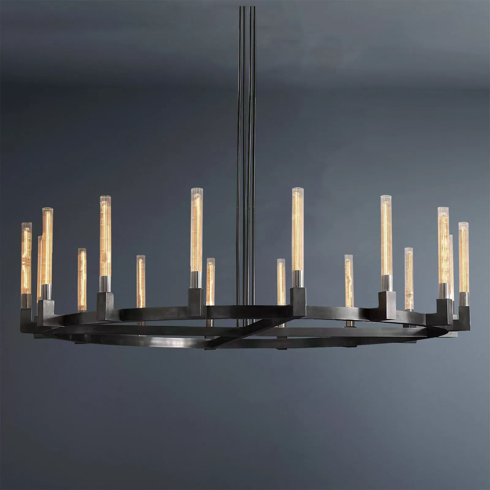 Cannele Round Chandelier 72" For Dinging Room-konalight