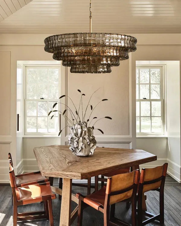 Ghiaccio Round Chandelier 24"36"48"60"