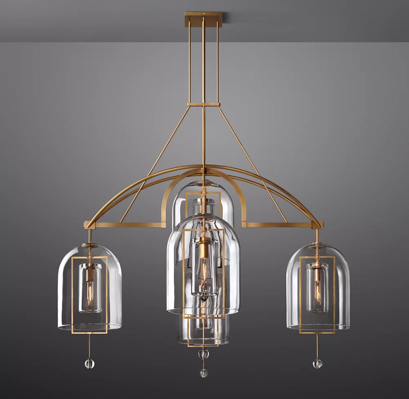 Fulcrum Round Chandelier 61" For Living Room-konalight