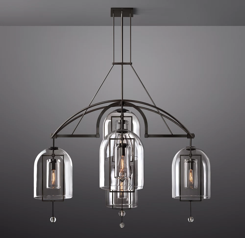 Fulcrum Round Chandelier 61" For Living Room-konalight