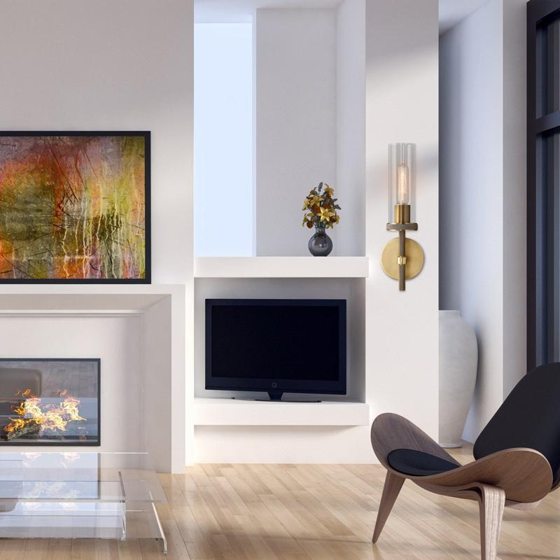 Bamcee Short Style Grand Wall Sconce 14"H Modern Wall Lamp-konalight