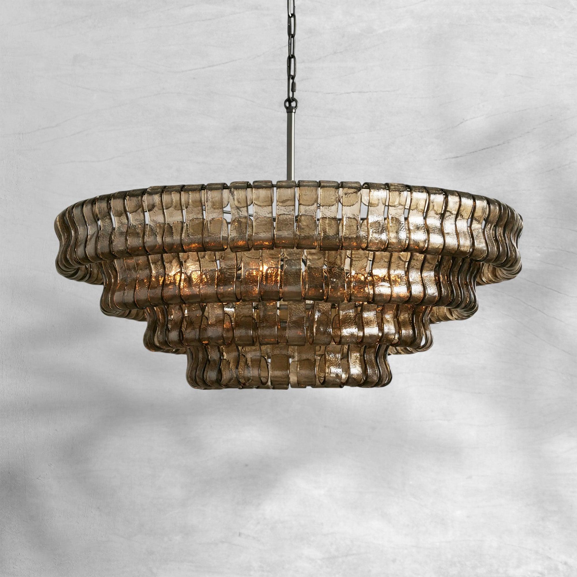 Ghiaccio Round Chandelier 24"36"48"60"