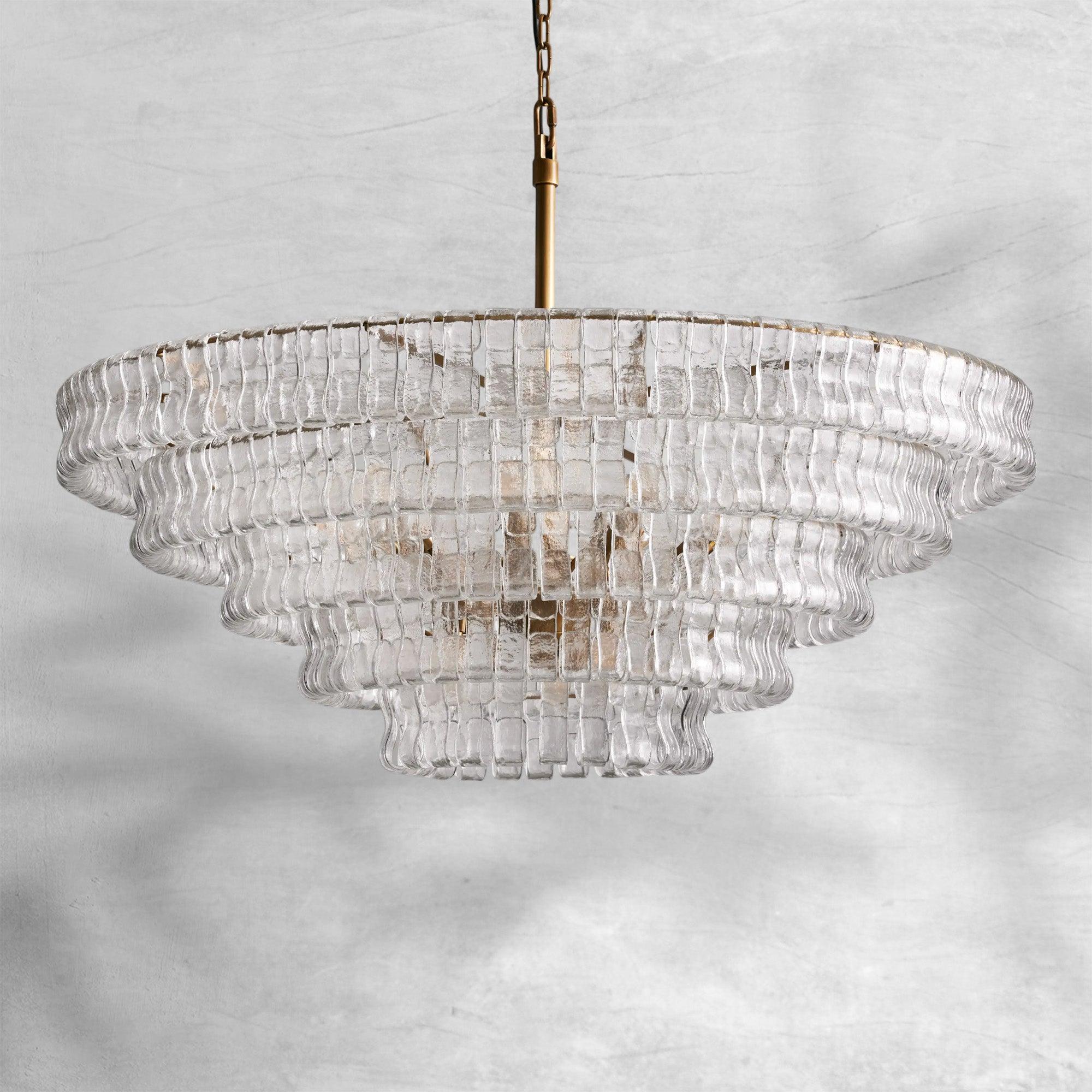 Ghiaccio Round Chandelier 24"36"48"60"