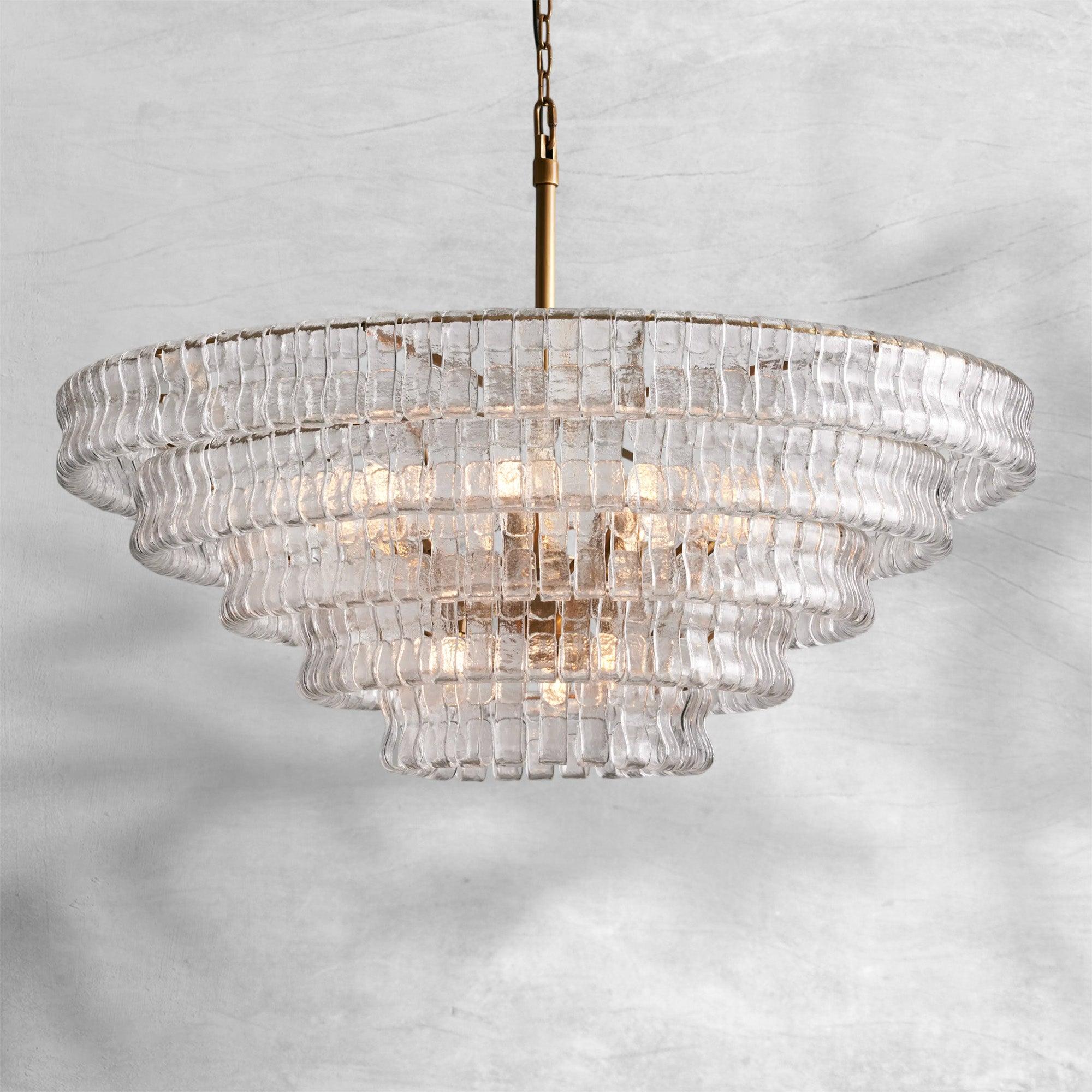 Ghiaccio Round Chandelier 24"36"48"60"