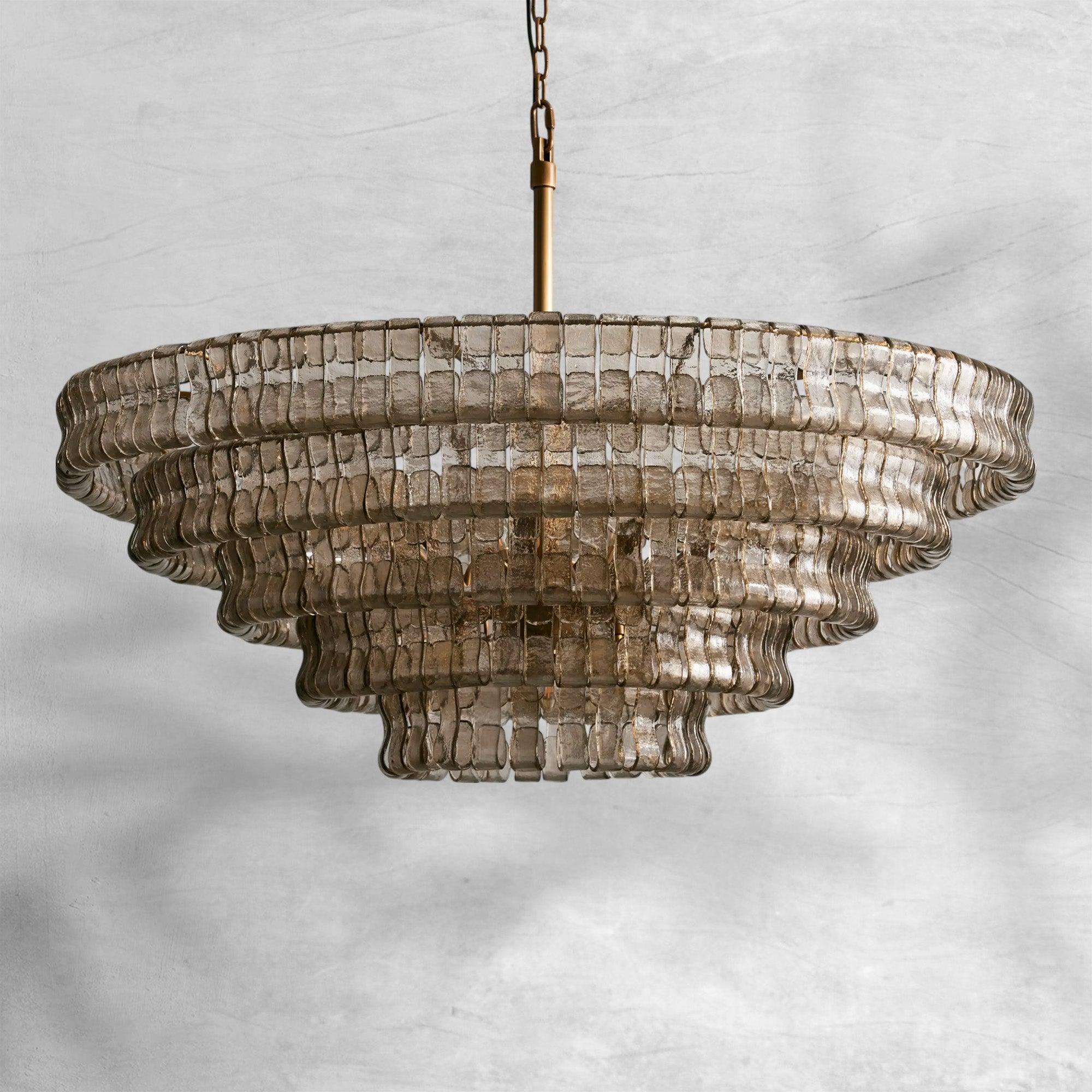 Ghiaccio Round Chandelier 24"36"48"60"