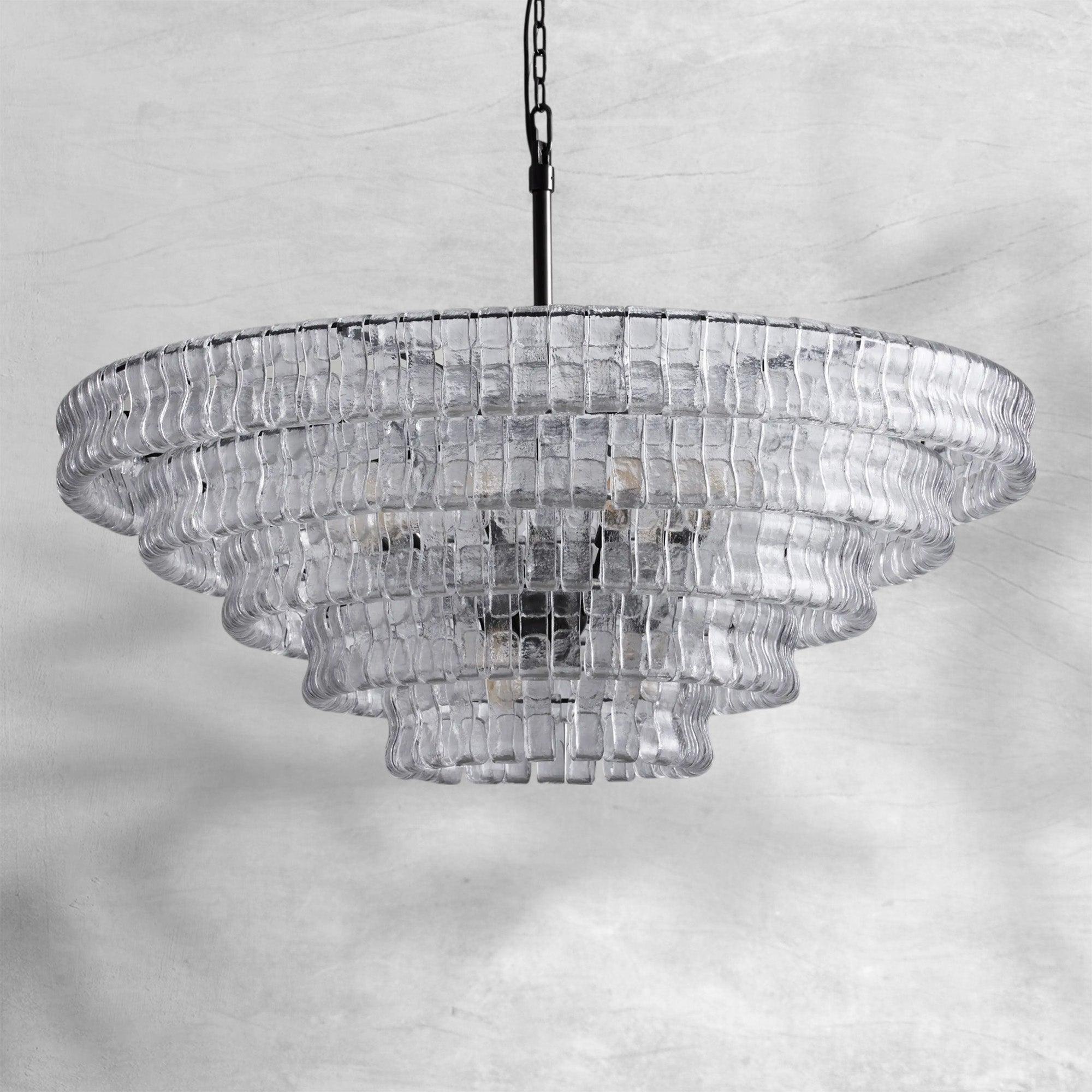 Ghiaccio Round Chandelier 24"36"48"60"