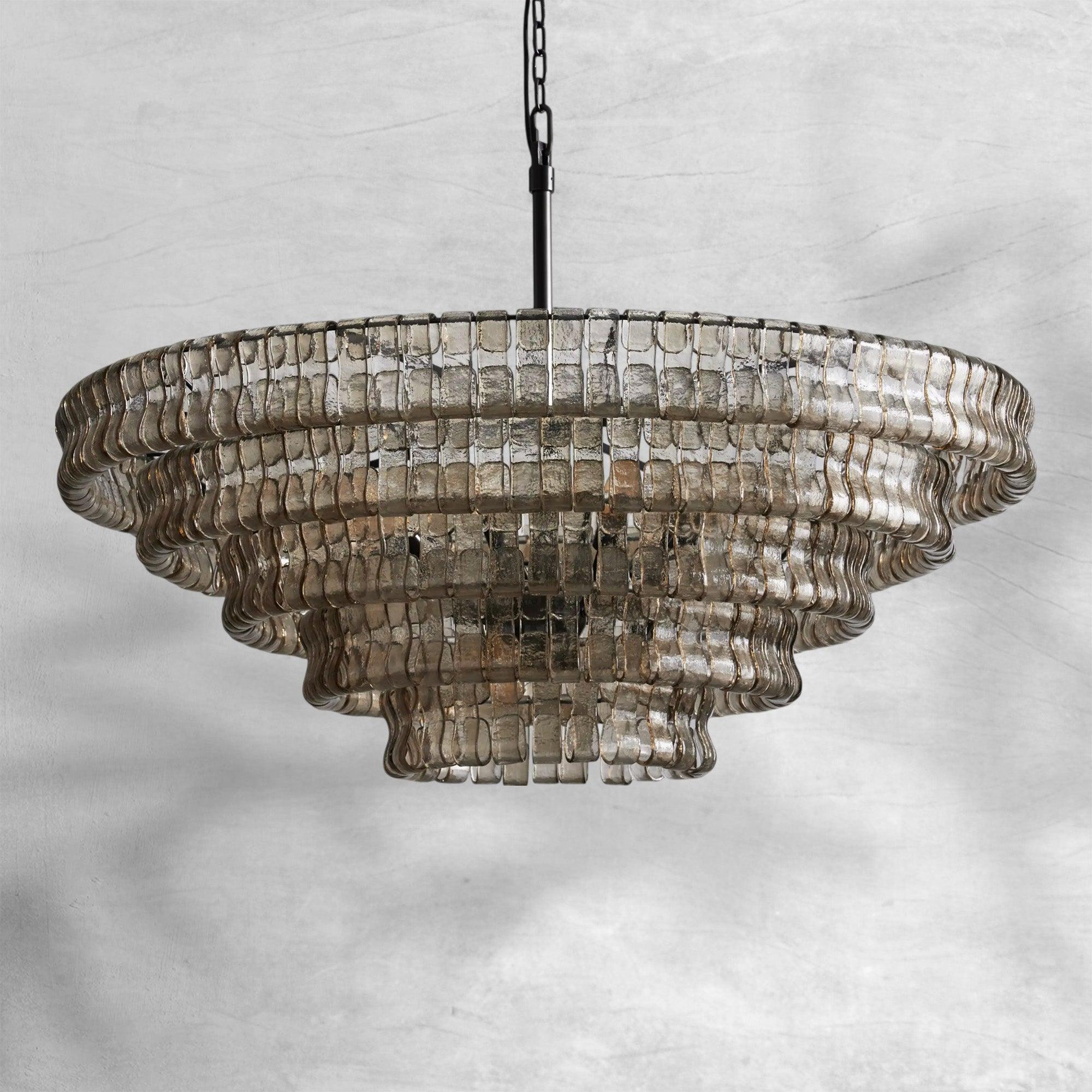 Ghiaccio Round Chandelier 24"36"48"60"