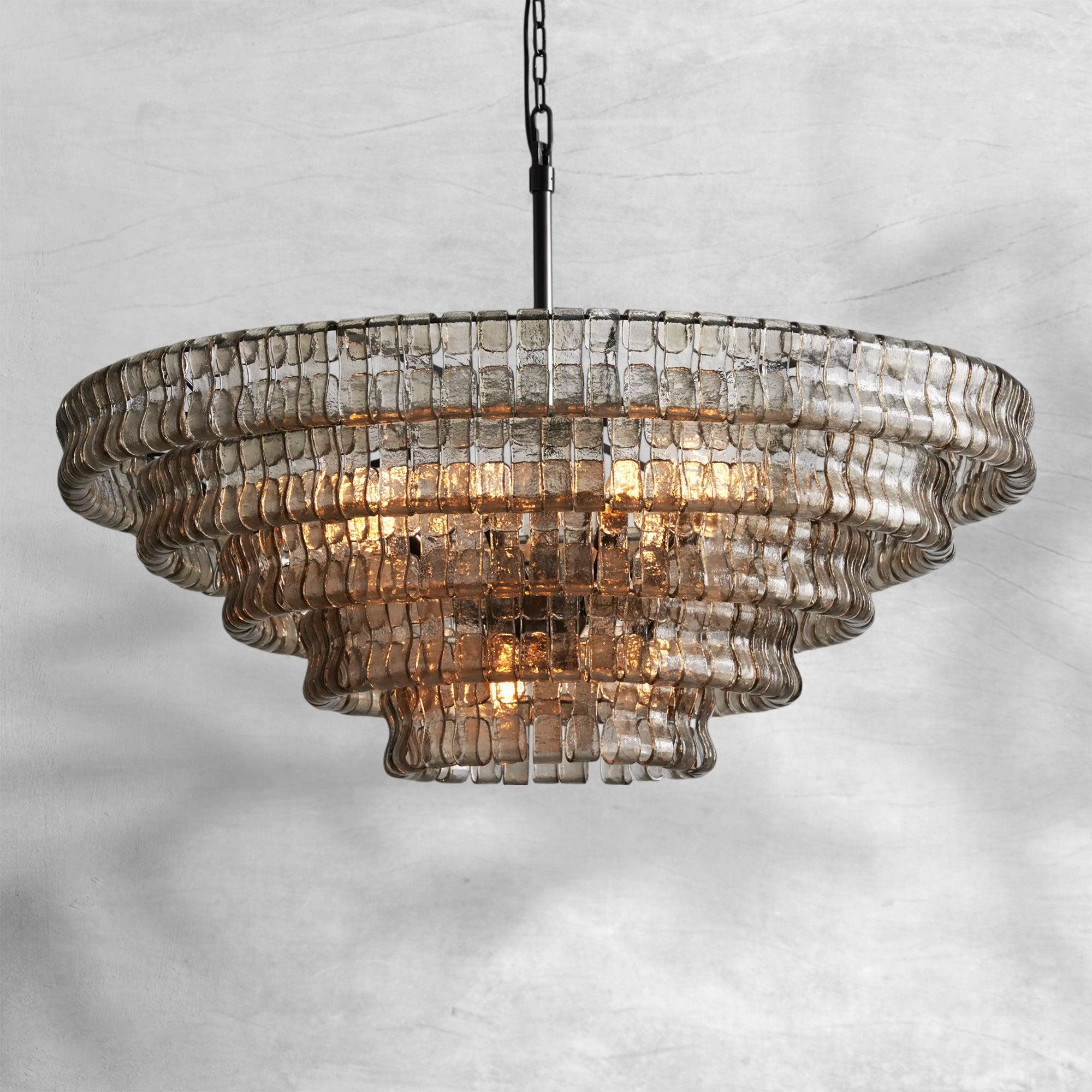 Ghiaccio Round Chandelier 24"36"48"60"