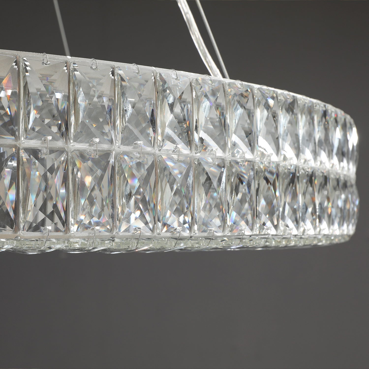 Spiridon Luxury Crystal Circular Chandelier For Dinning Room-konalight