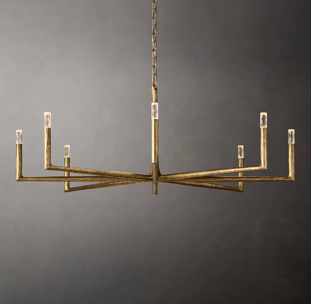 Thaddeus Round Chandelier 60" For Living Room-konalight