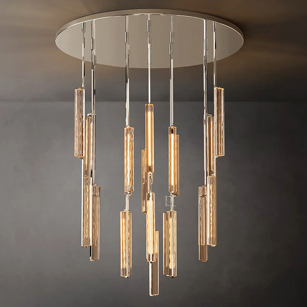 Audobon Crystal Round Chandelier 56"