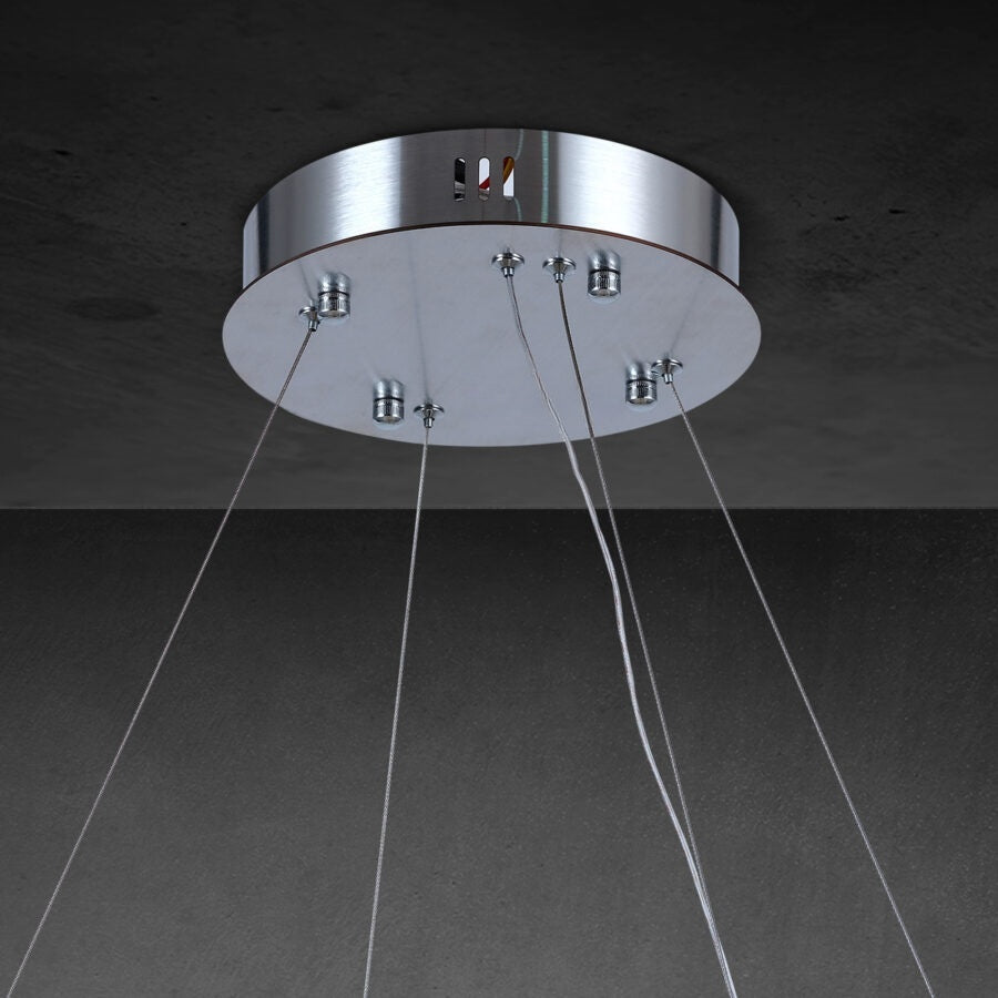 Rim Calcite Round Chandelier 31"40"60"