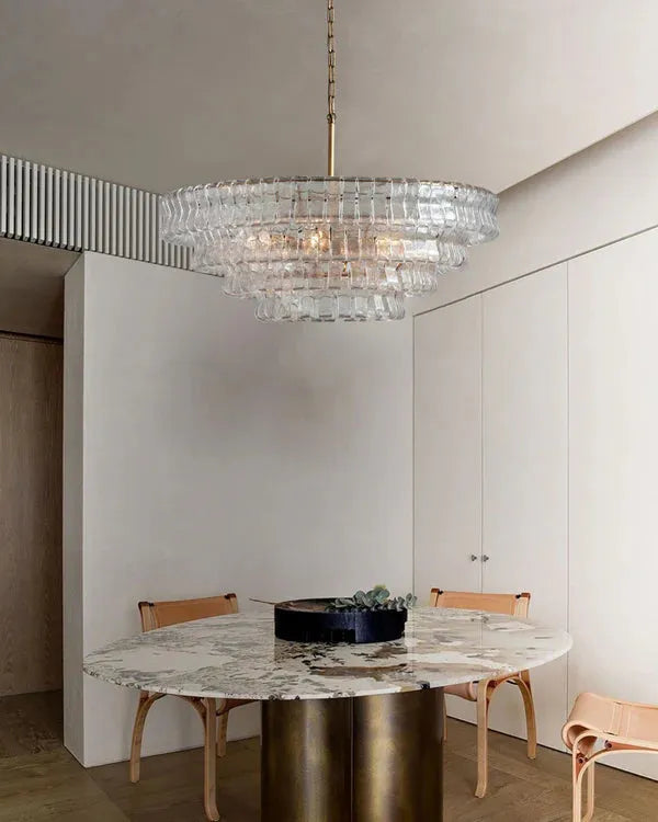 Ghiaccio Round Chandelier 24"36"48"60"