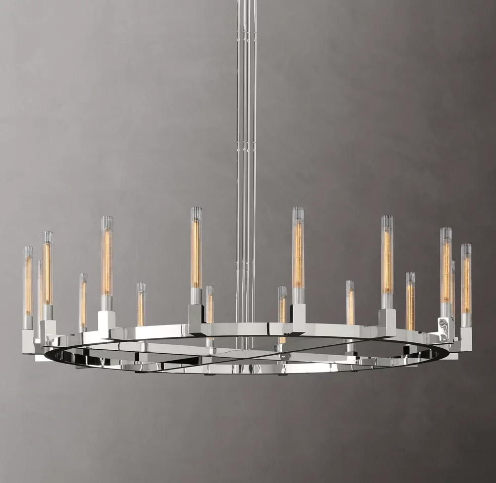 Cannele Round Chandelier 72" For Dinging Room-konalight