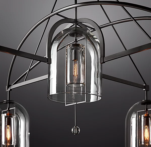 Fulcrum Round Chandelier 73" For Living Room-konalight