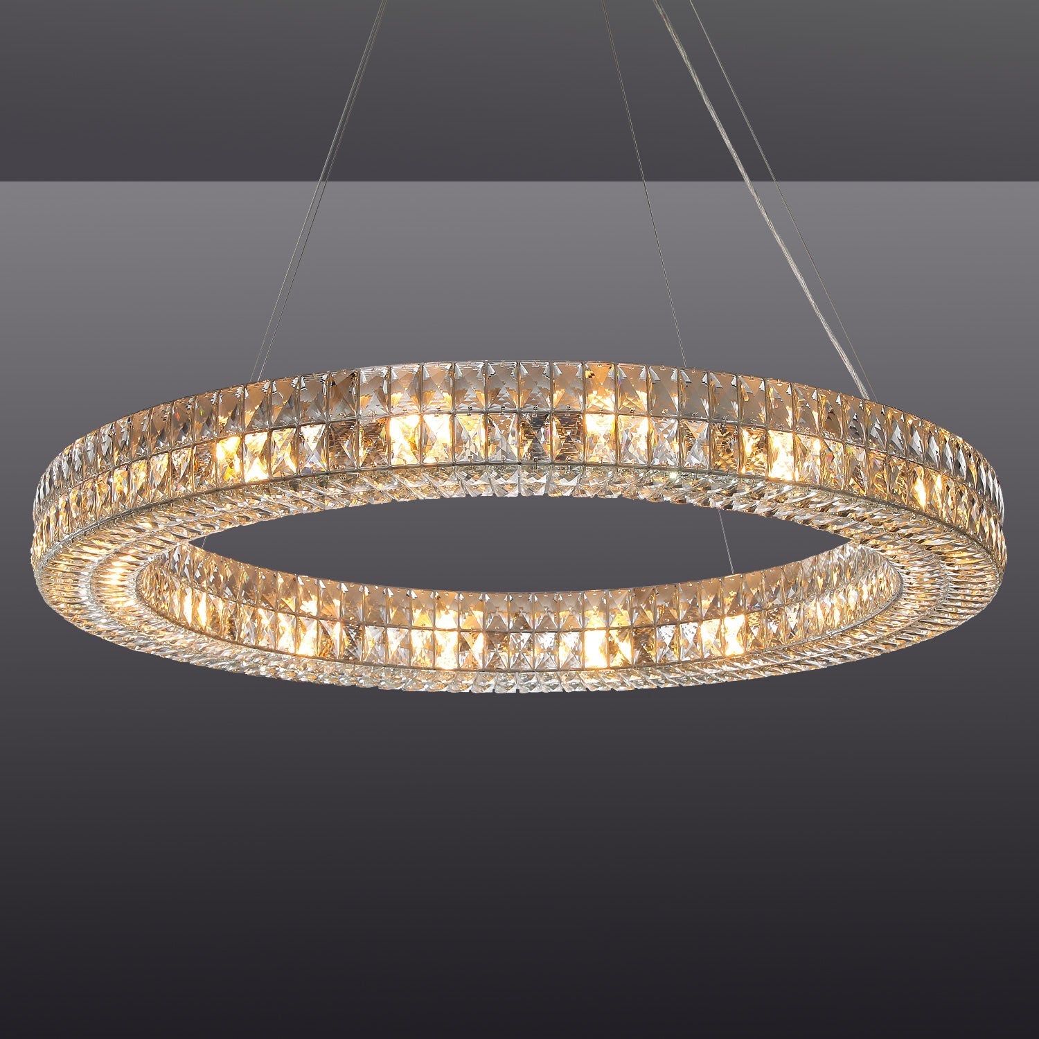 Spiridon Luxury Crystal Circular Chandelier For Dinning Room-konalight