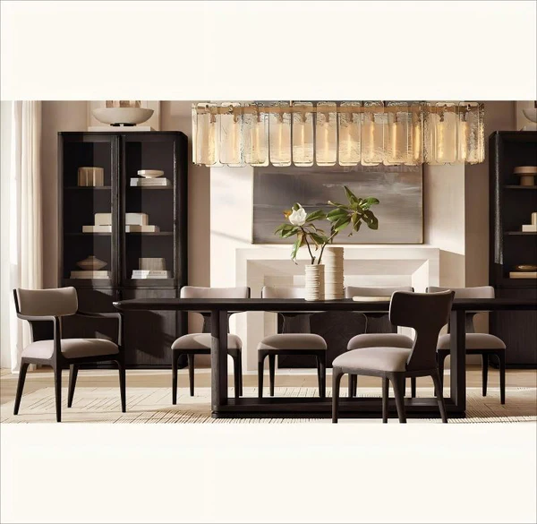 Clementine Glass Linear Chandelier 72"