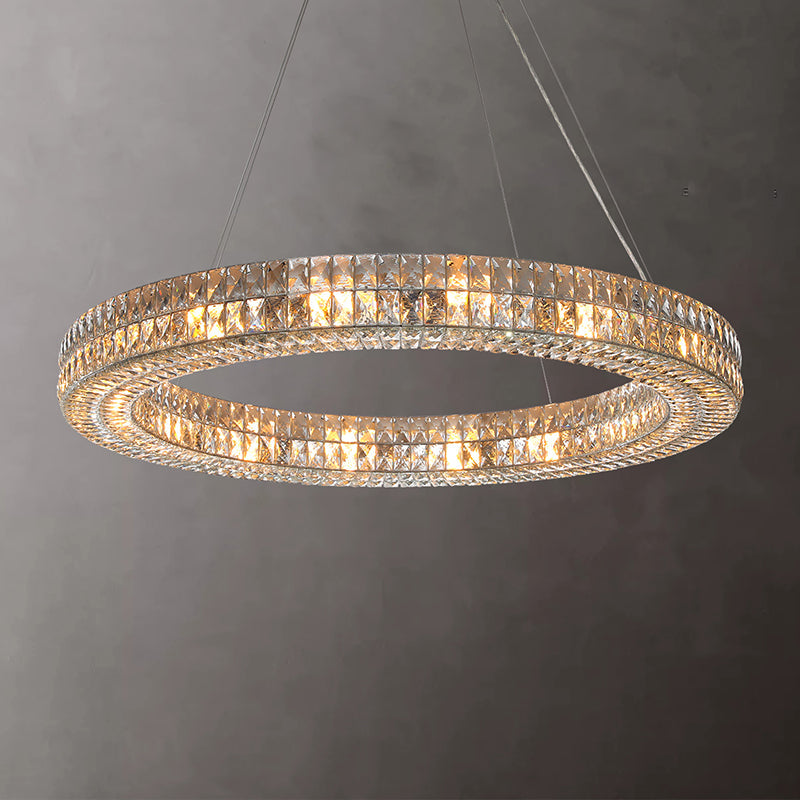 Spiridon Luxury Crystal Circular Chandelier For Dinning Room-alimialighting