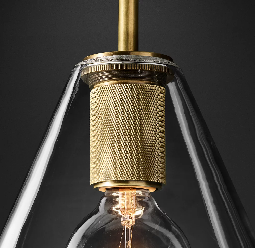 Utilitaire Shade Glass Pendant Light-konalight