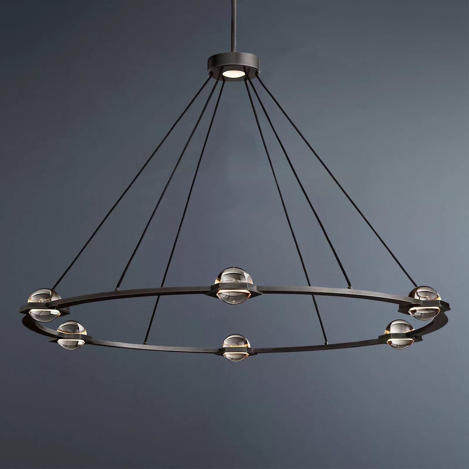 Éclatant Vintage Round Chandelier 48"-konalight