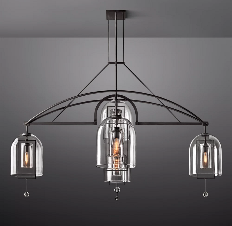 Fulcrum Round Chandelier 85" For Living Room-konalight