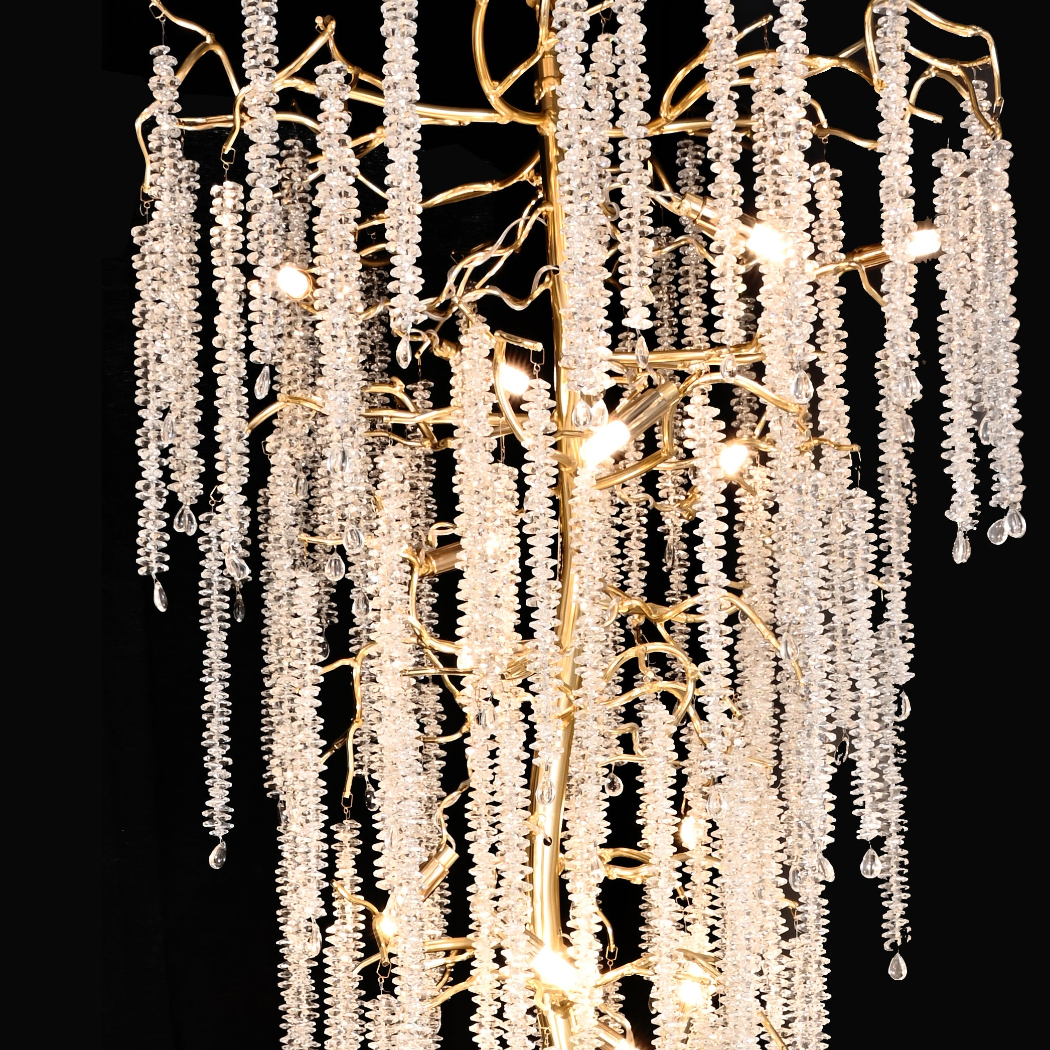 Branching Crystal Foyer Chandelier-konalight