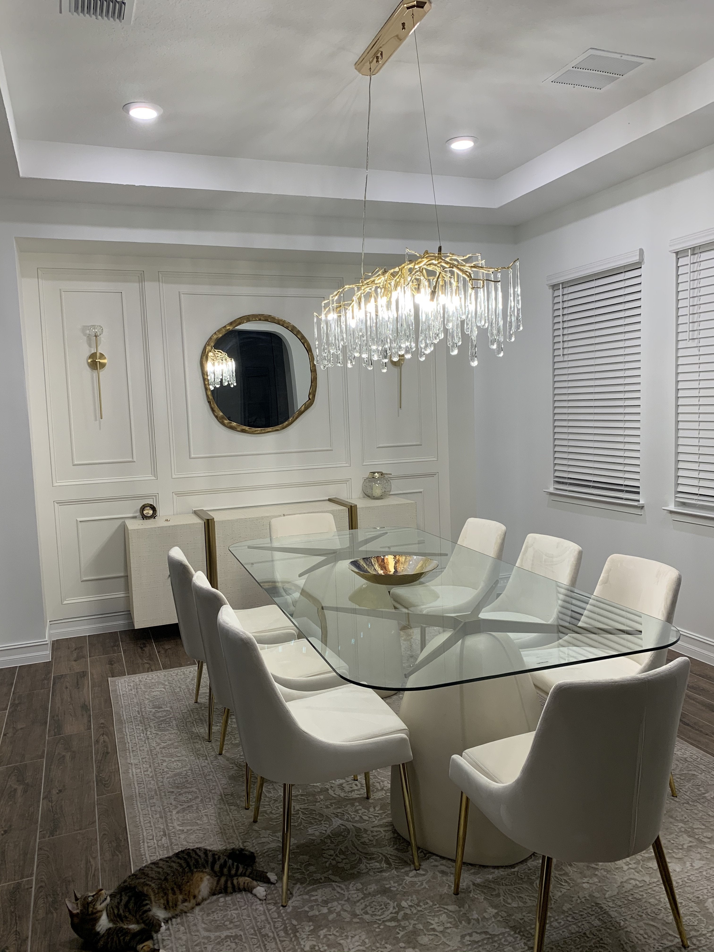 Branching Linear Organic Chandelier-konalight