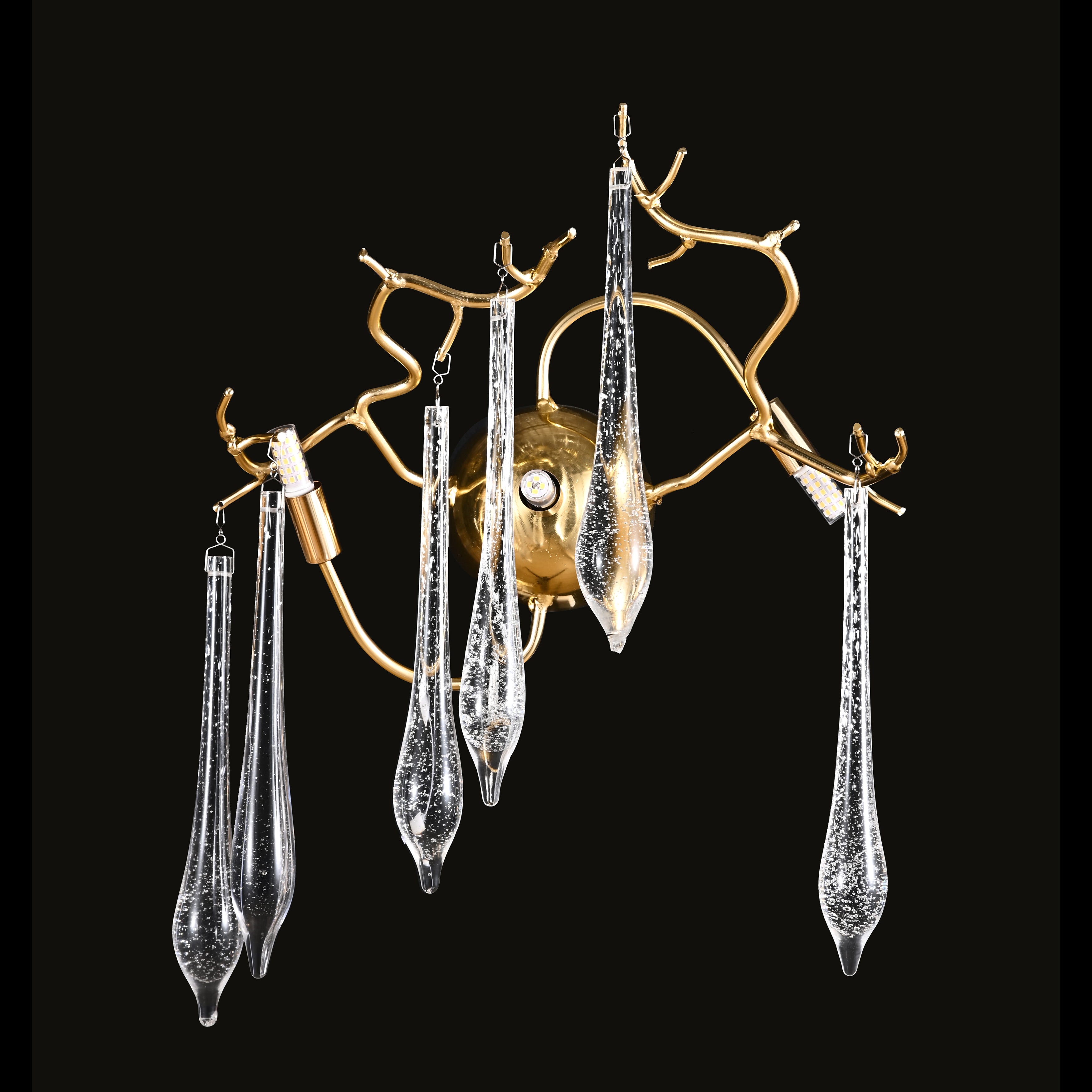 Branching Teardrop Wall Sconce-konalight