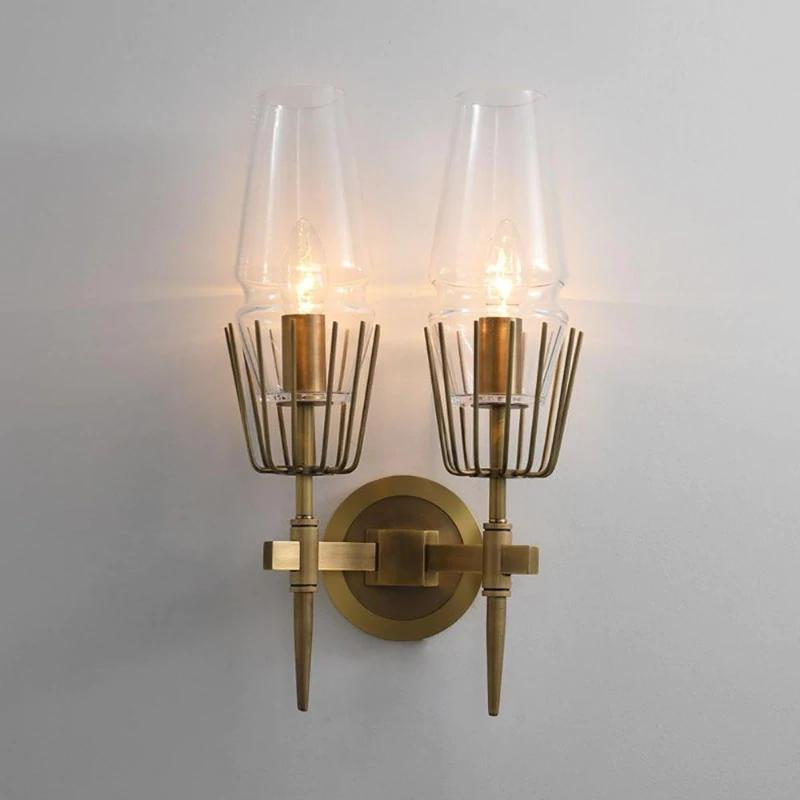 Chaillot Double Wall Sconce Modern Wall Lamp-konalight
