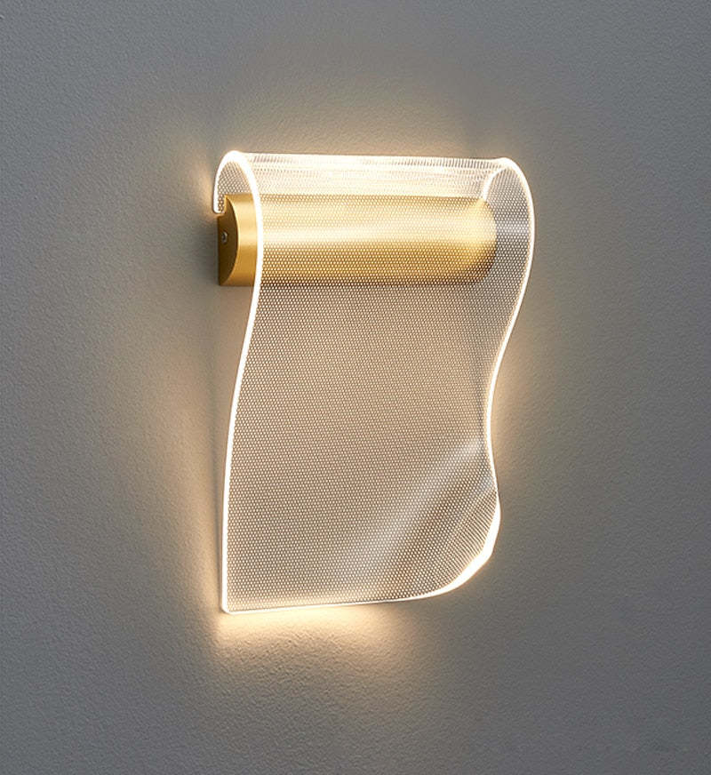 Acrylic Minimalist Wall Sconce-konalight