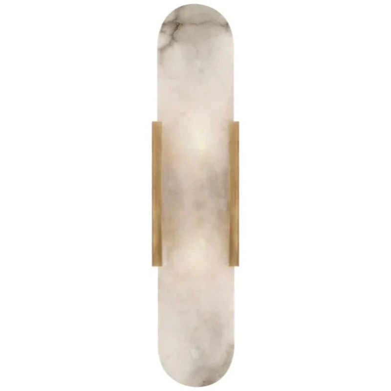 Alabaster Linear Wall Sconce For Hallways