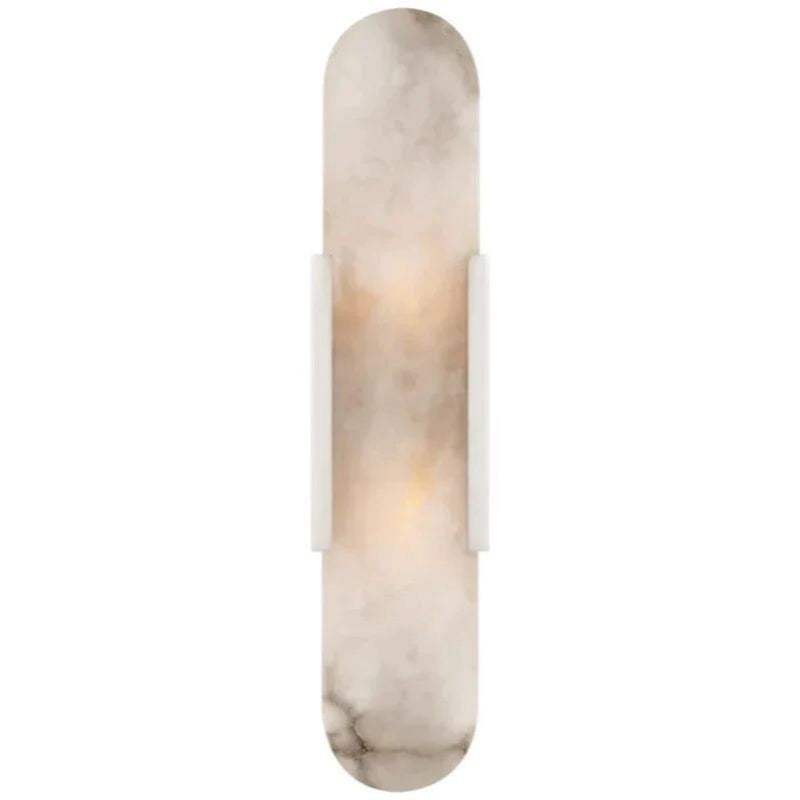 Alabaster Linear Wall Sconce For Hallways-konalight
