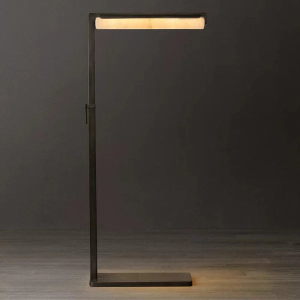 Audubon Alabaster Task Floor Lamp