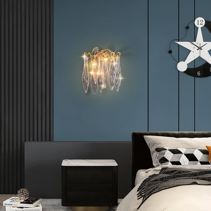 Branch Crystal Wall Sconce H26.3"-konalight