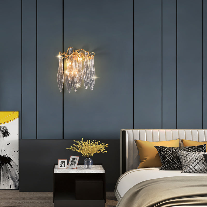 Branch Crystal Wall Sconce H26.3"-konalight