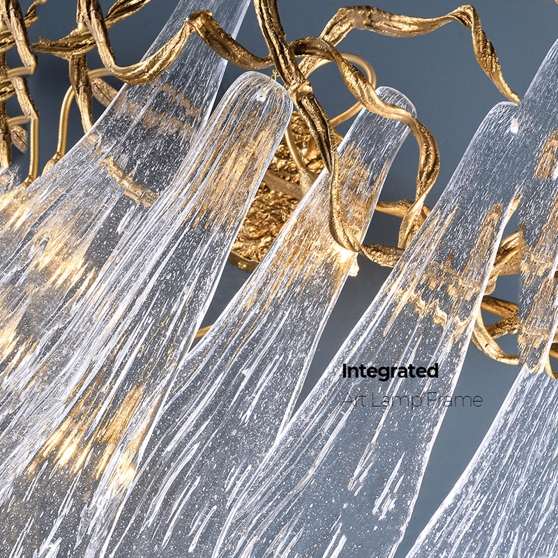 Branch Crystal Wall Sconce H26.3"-konalight