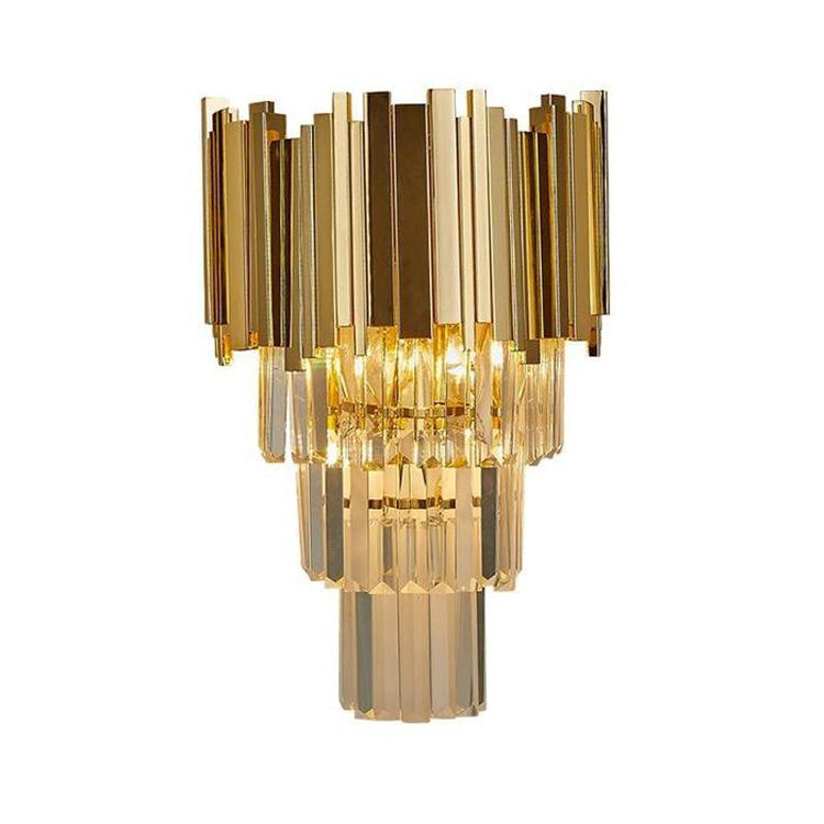 Modern Luxury Gold Plated Wall Sconce-konalight