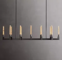 Cannele Linear Chandelier 67" For Kitchen Island