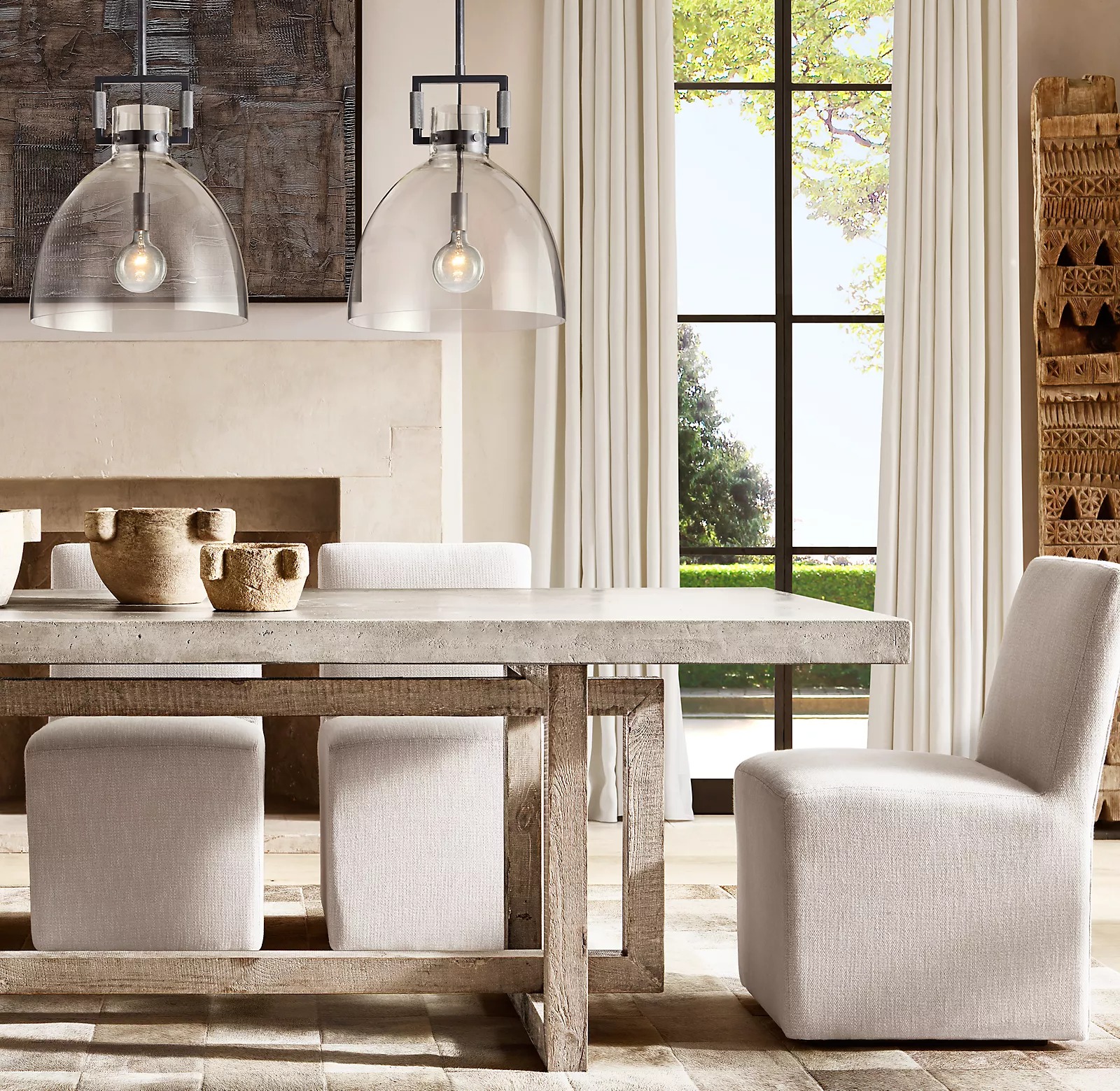 Machinist Clear Glass Shade Pendant Lamp-konalight