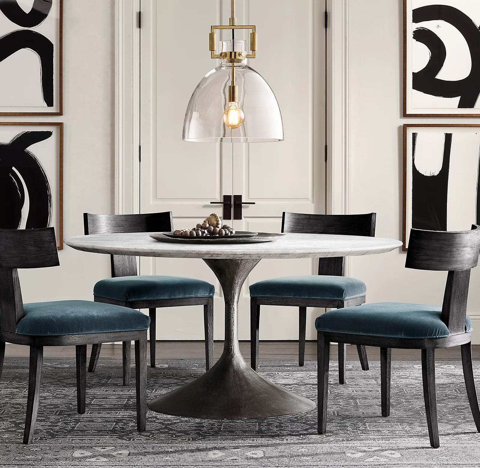 Machinist Clear Glass Shade Pendant Lamp-konalight