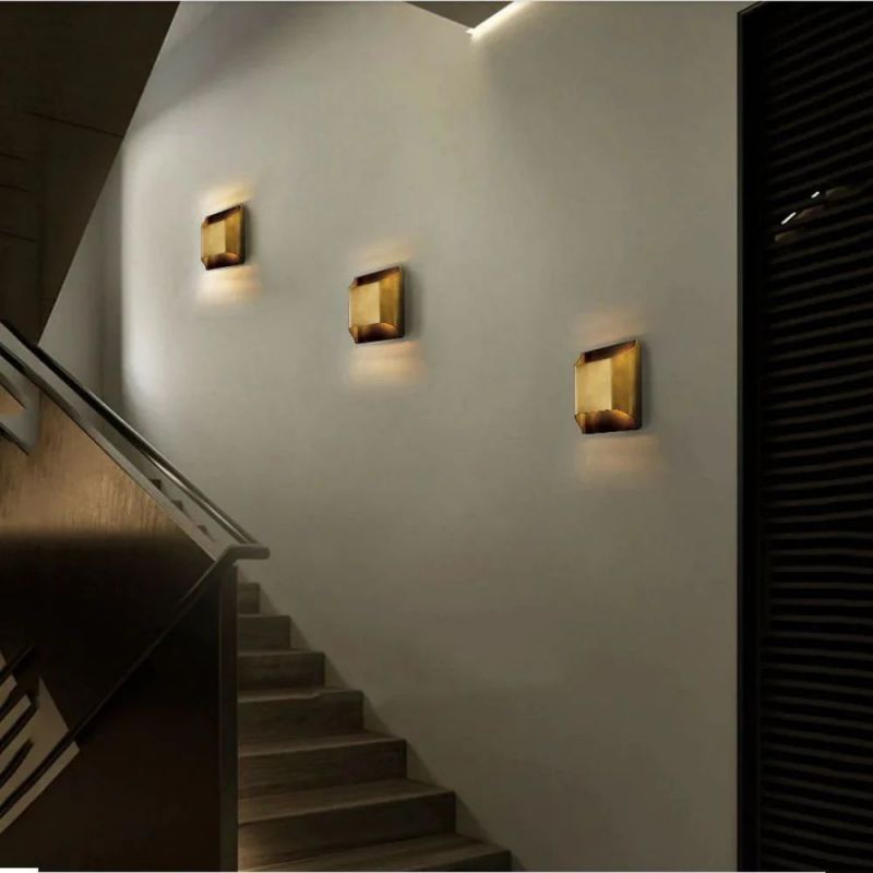 Domy Brass Wall Sconce 8"-konalight