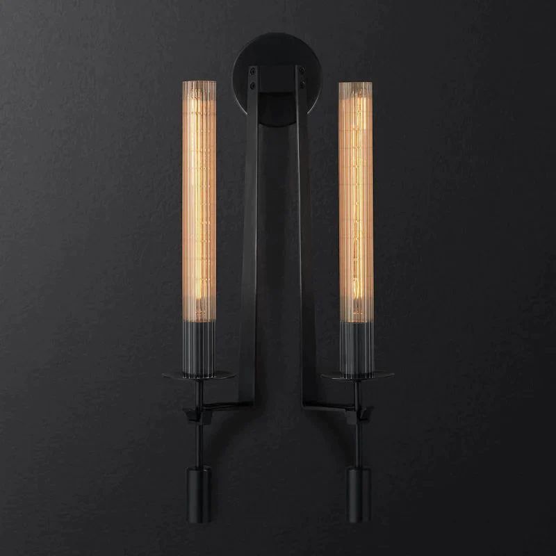 Cannele Double Wall Sconce-konalight