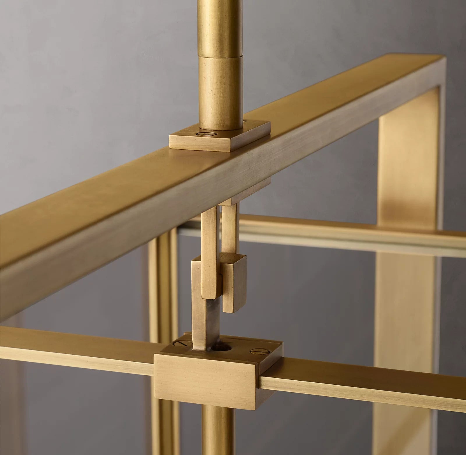 Michael Beck Rectangular Chandelier 54" For Living Room-konalight