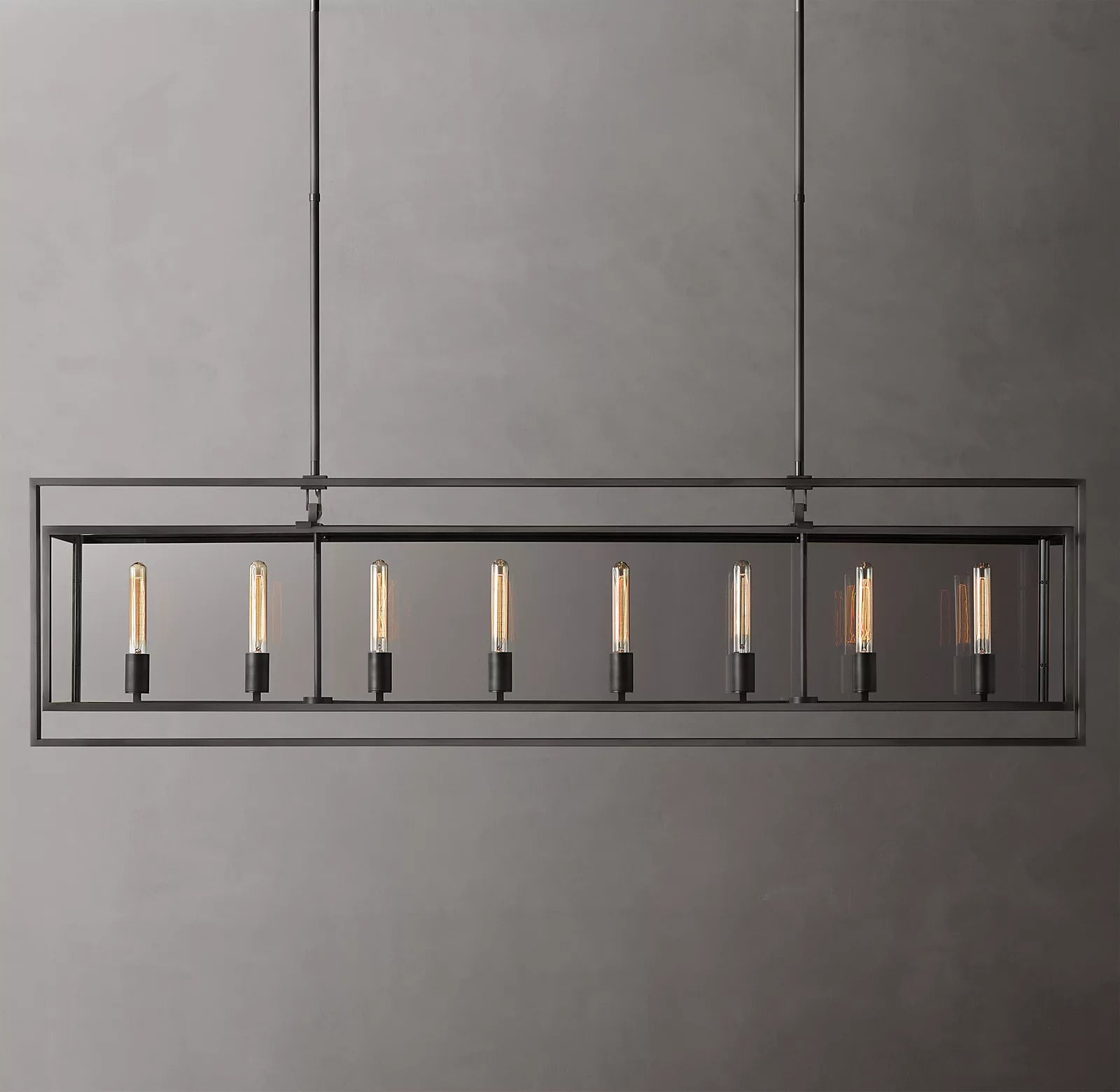 Michael Beck Rectangular Chandelier 72" For Living Room-konalight