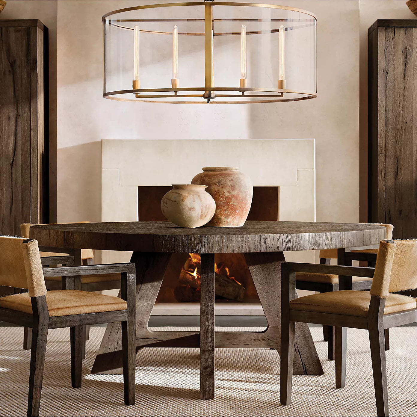 Michael Beck Round Chandelier 55" For Living Room-konalight