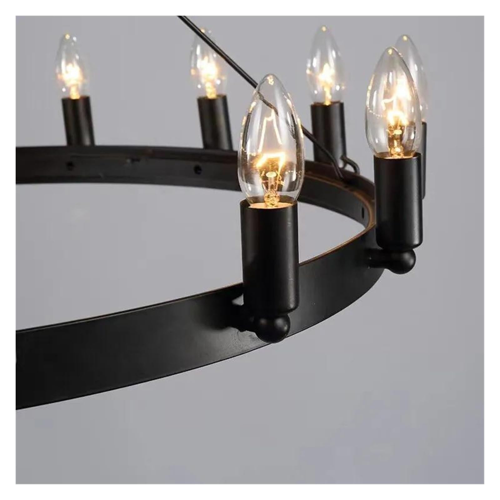 Camino Vintage Candelabra 2-Tier Round Chandelier 71“