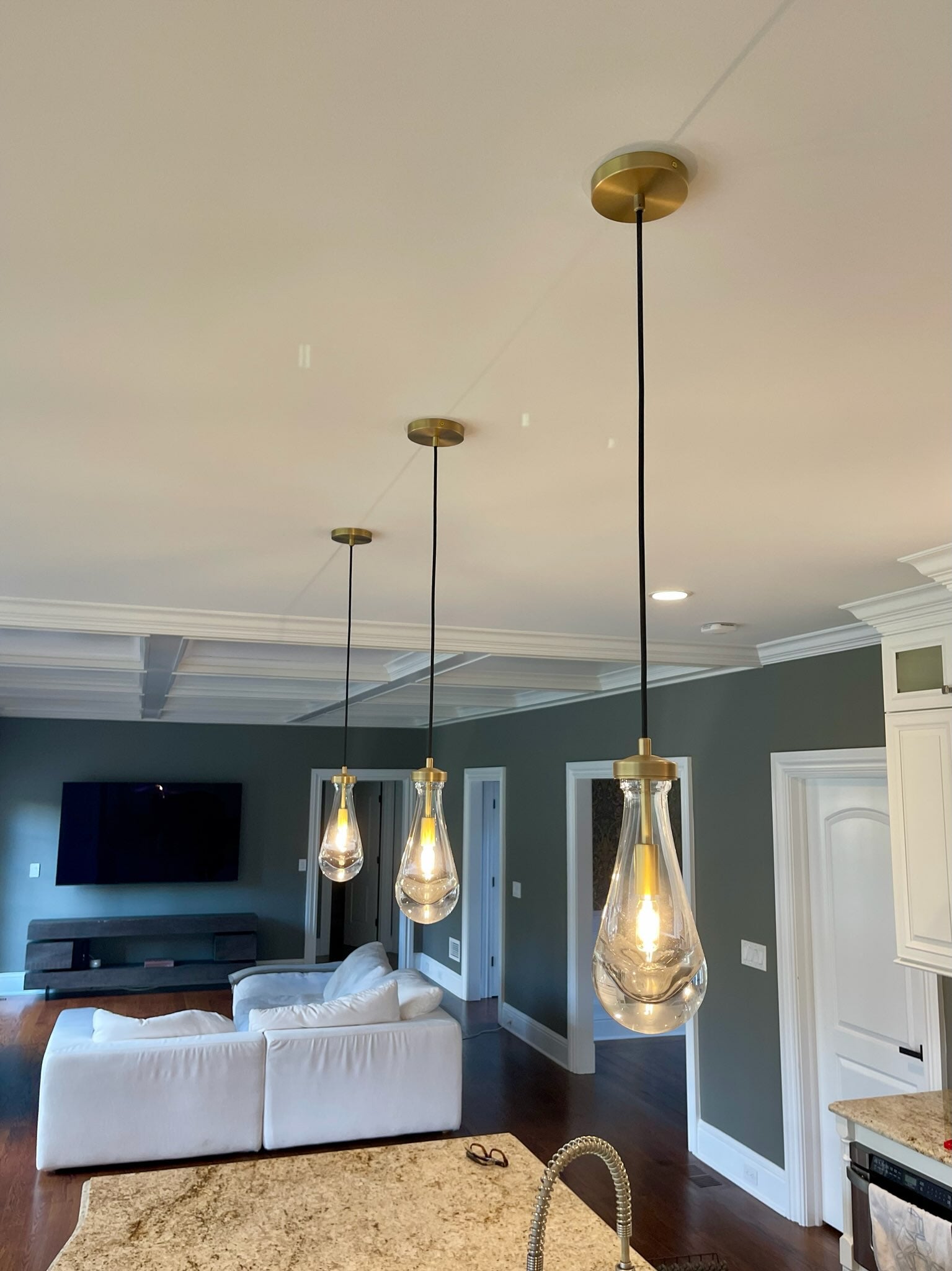 Raindrop Pendant light(Rod)-lampselegant